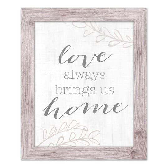Love Brings Us Home Western Framed Print